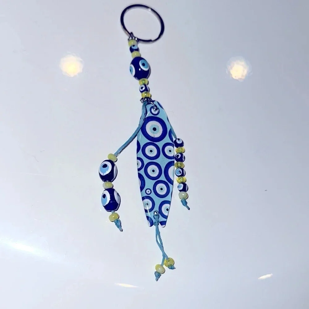 EVIL EYE FISH KEY CHAIN